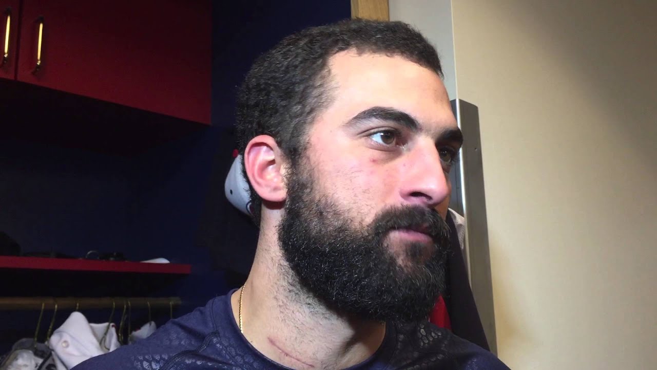 Nick Markakis arrives at Braves camp