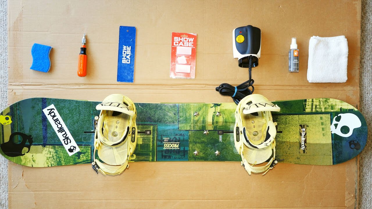7 Steps to Waxing a Snowboard YouTube
