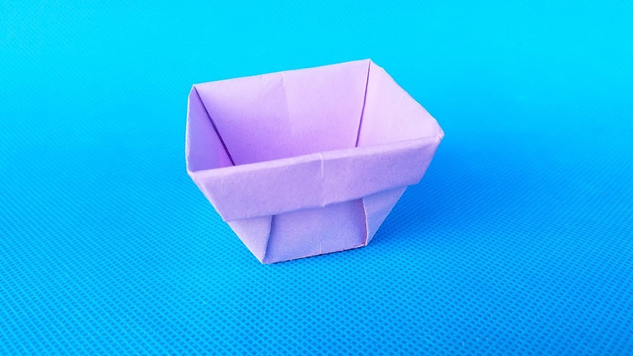 折纸王子教你折纸花盆盒子 讲解详细 一学就会 Youtube