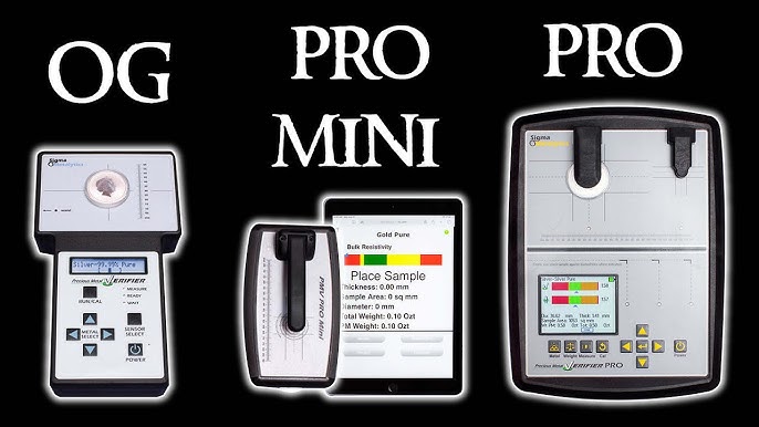 The Sigma Metalytics Precious Metal Verifier PMV PRO Mini Full Set with  Small, Large, and Bullion Wands