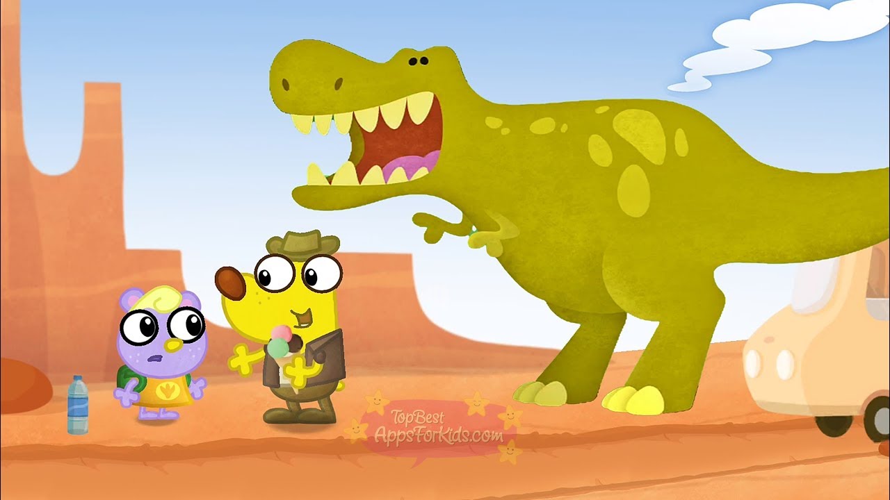 Dino Dog - T Rex Surprise ⭐️ Digging for Dinosaurs Game App for Kids ...