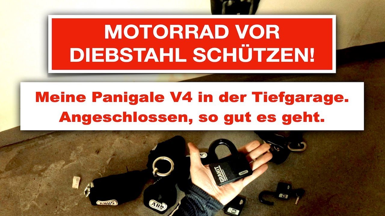 Motorrad, Schutz vor Diebstahl für Ihr Bike