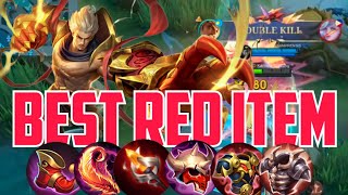 Gatotkaca Best Red Item Build I Got MVP