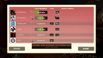 TF2 Mann vs Machine Mecha Botkiller MK.II Gold Silver Completed Tour