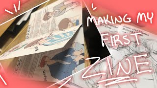 Making a Zine | Studio Vlog | Chill and Draw