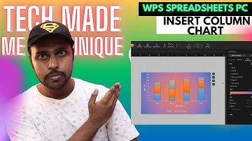 How to insert column chart in wps spreadsheets pc | insert column chart in wps spreadsheets pc