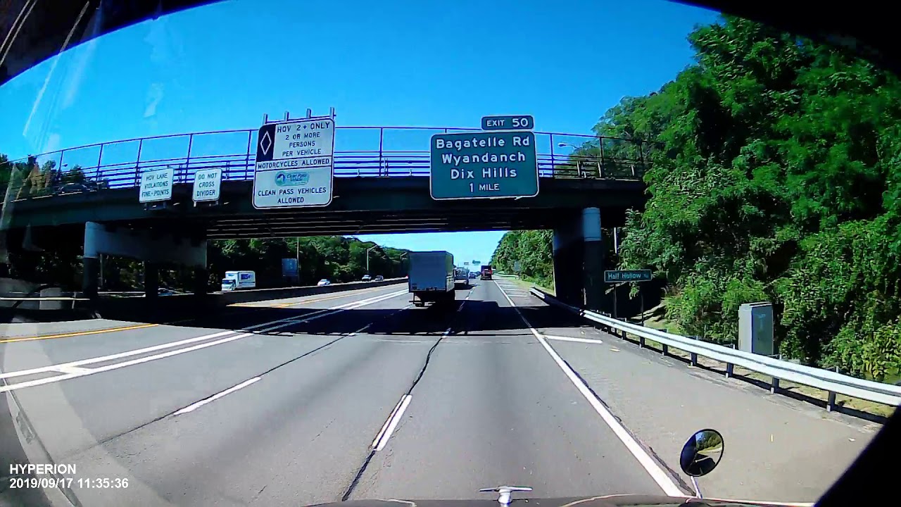 Long Island expressway from Hauppauge to NYC line part 2 YouTube