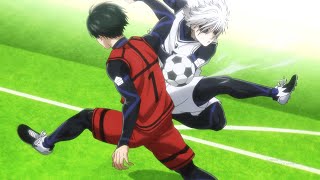 Nagi Beats Rin Bluelock