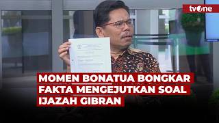 Download lagu Tunjukkan Surat Keterangan Ijazah Gibran, Bonatua: Ternyata Bawaslu Tidak Bisa Mengakses | tvOne
