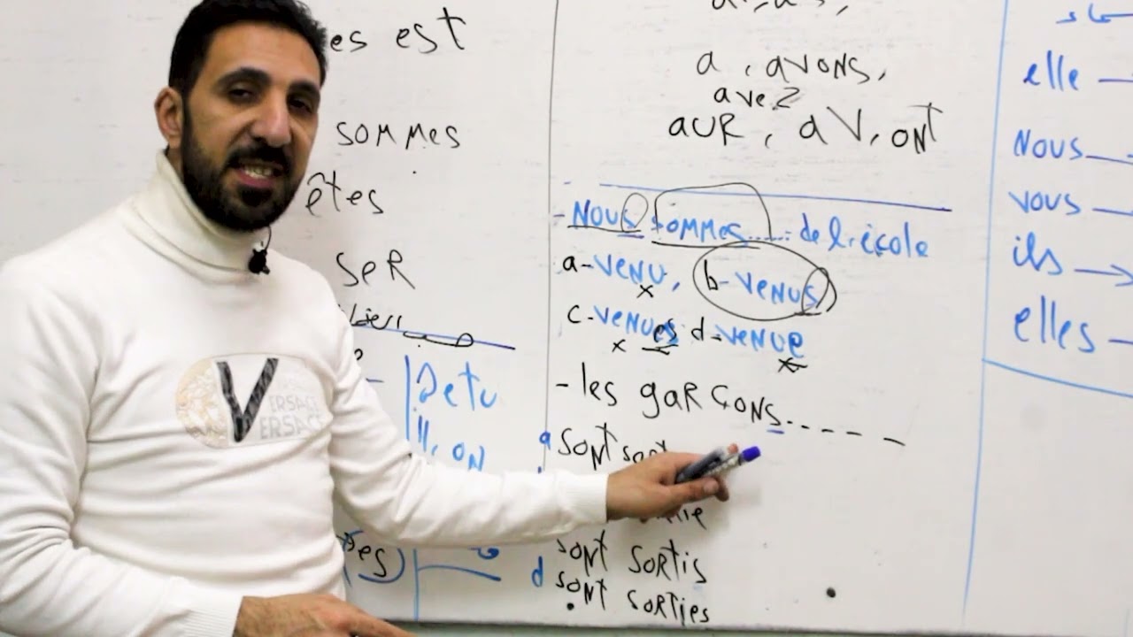 l'acoordé مطابقة اسم المفعول