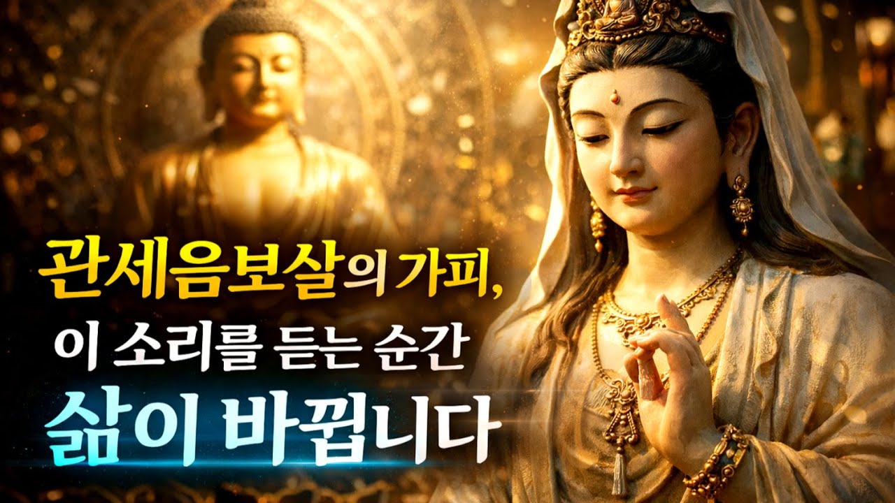 관세음보살의 가피, 이 소리를 듣는 순간 삶이 바뀝니다ㅣ부처님말씀ㅣ불교명언
