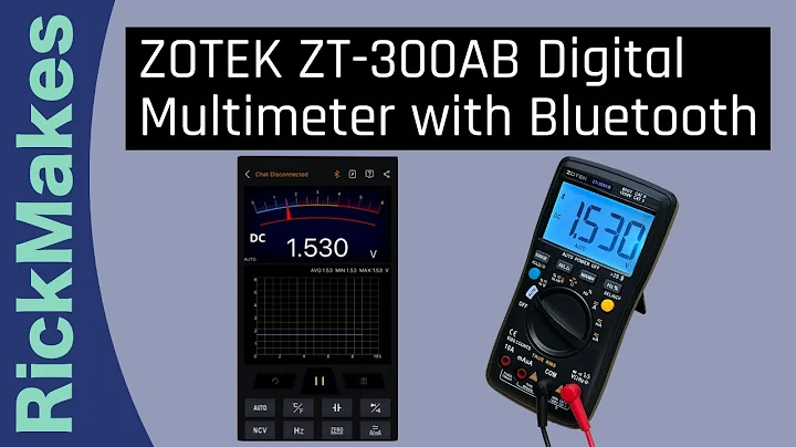 ZOTEK ZT-300AB Digital Multimeter with Bluetooth