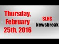 Thu Feb 25 Newsbreak