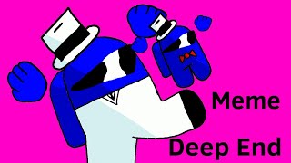 Among us (Deep end meme)