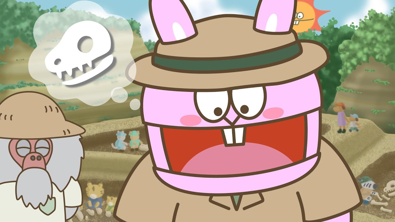 ピョンちゃんASMR〜化石発掘〜｜掘って削って囁き喋り｜Fossil excavation, 화석 발굴