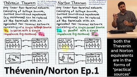 Thévenin & Norton Equivalents, Ep.1: Finding Vᴛʜ, Iɴᴏ, & Rᴛʜ (series/parallel resistor combination)