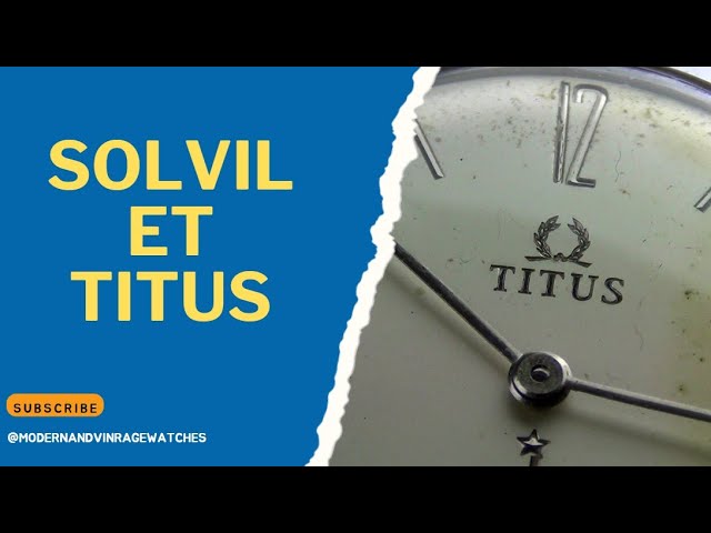 SOVILet TITUS 腕時計 Working Vintage 60's Titus Ball Watch 17 Jewels Swiss Glass Orb