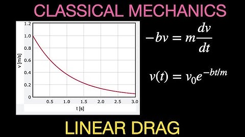 Classical Mechanics: Linear Drag without the Gravitational Force