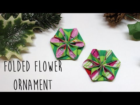 how to make folded flower ornament origami