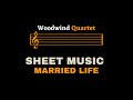 Married Life (Theme from "UP") | Woodwind Quartet (Sheet Music/Score)