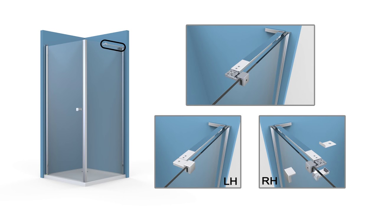 Clear 6 Installation: Hinged Door & Side Panel - YouTube