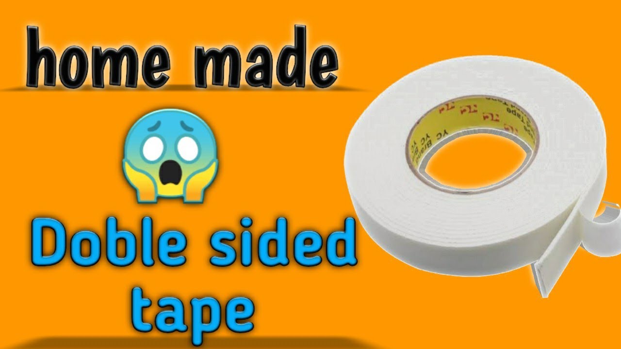 How to make double sided tape at your home _ DIY double sided tape