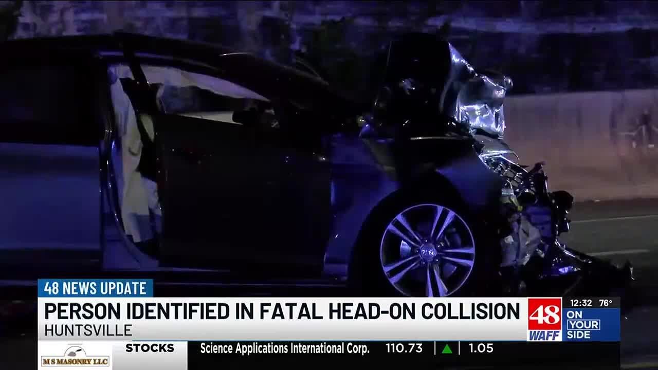 Huntsville Police identify woman killed in head-on collision - YouTube