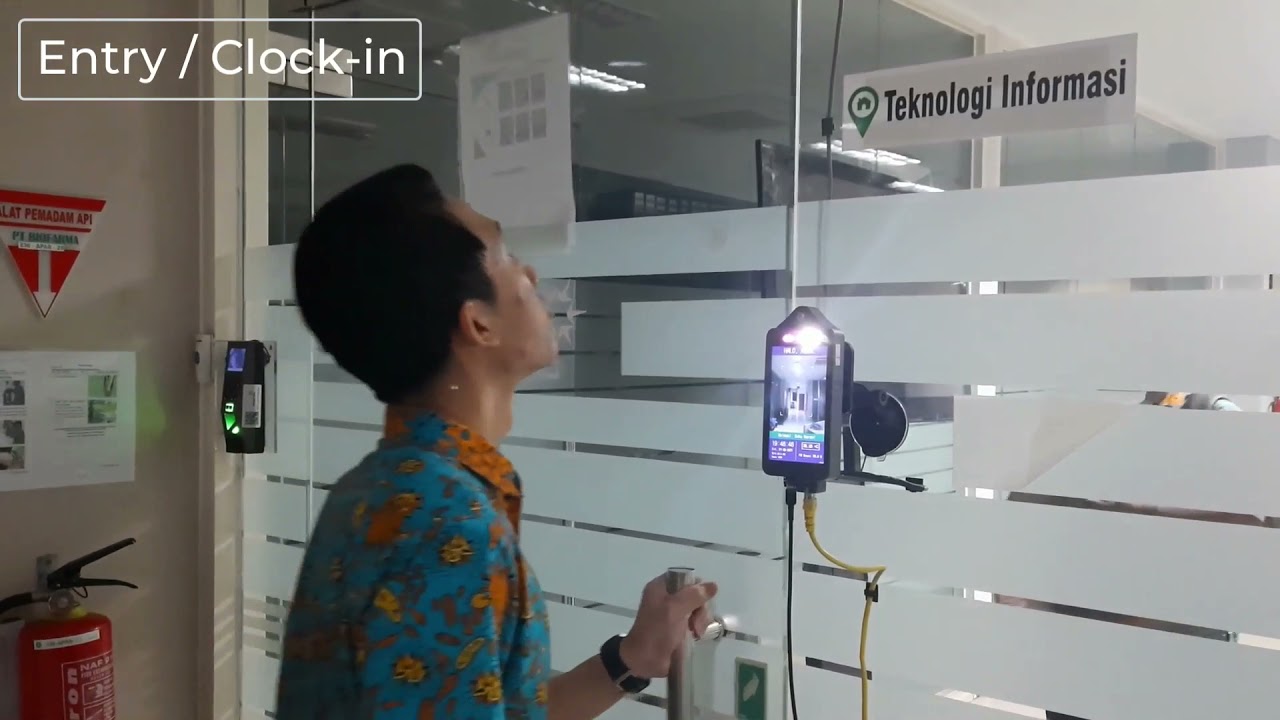Kontrol Akses Masuk Selama Pandemi, Mudah dengan HeatraX