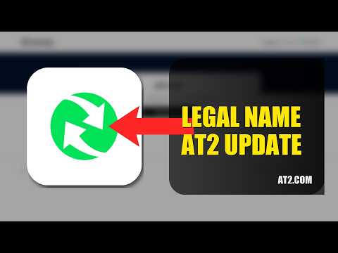 How To Update Your Legal Name On AT2 2026 (FAST METHOD)