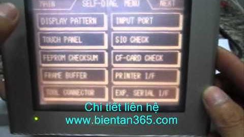 Proface-Hướng dẫn Test Cảm ứng-LCD Màn hình Proface