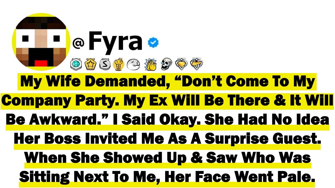 My Wife Demanded “Don’t Come To My Company Party. My Ex Will Be There And It Will Be Awkward” I Said