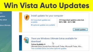 How to Repair Automatic Updates for Windows Vista (Still works in 2024)