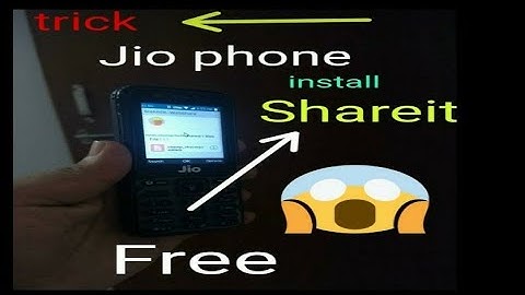 Jio Phone SHAREit 📲|| 😋Transfer file from Android📲 phone|| 100% working😱 trick