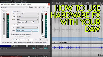 How to use HARDWARE FX with your DAW | SpectreSoundStudios TUTORIAL