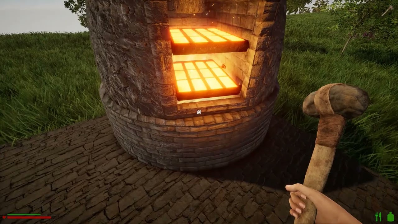 Rising World Unity  / New Update / Day 6 Farming and workbench work