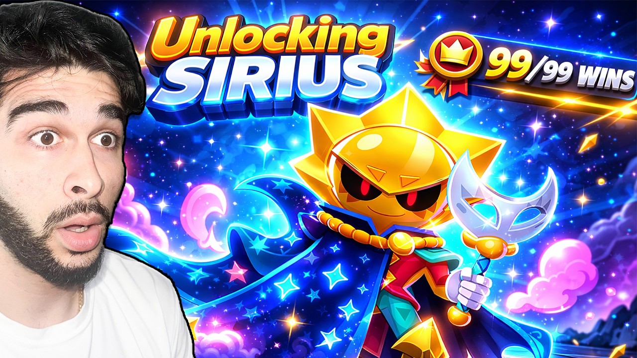 I Won One Game With 99 Brawlers to Unlock SIRIUS!⭐