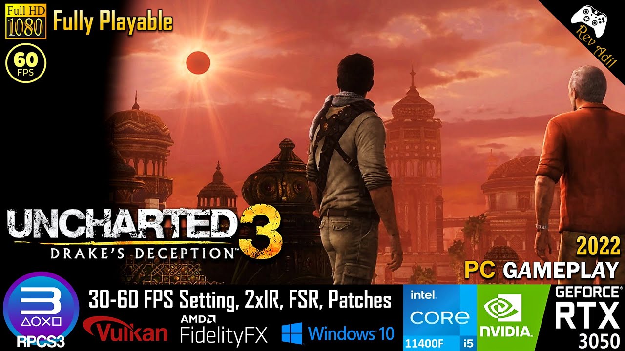 Uncharted: Drake's Fortune RPCS3 PlayStation 3 Emulator Best Settings