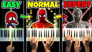 SPIDER-MAN THEME | EASY to EXPERT But... screenshot 5