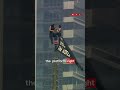 Two masked climbers scaled the antenna of the 434m Empire State Building on Wednesday 😱🗽#shorts