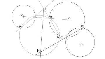 How to find the Power Center of three circles (Radical Center)