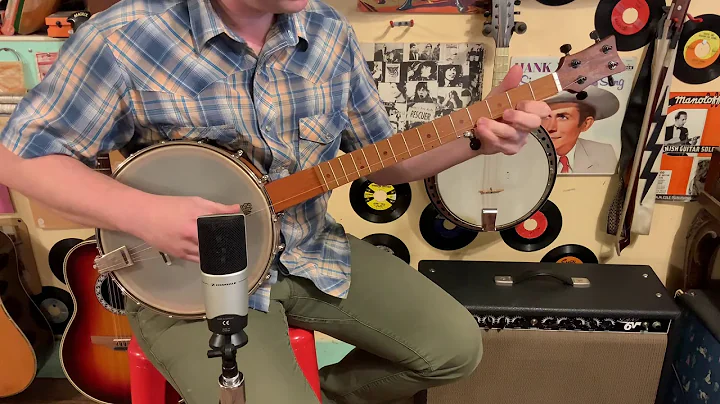 2010s Jack Crowther left-handed (lefty) 5-string o...