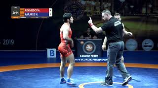 GOLD GR - 67 kg: A. AKHMEDOV (RUS) v. H. KARAKUS (TUR)