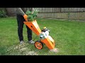 3in1 compact electric wood chipper garden shredder and mulcher  forest master fm4ddemul