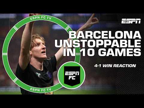 ‘Who’s playing No. 9? Who CARES!’ 👀 FC Barcelona's hot form continues in Champions League | ESPN FC