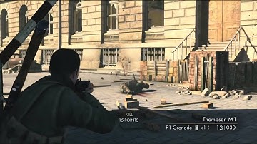 Sniper Elite v2 Walkthrough - Part 5 - Saving Mr. Schwaiger and Restart Fails