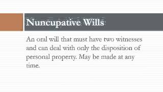 Probate  Part 2, Wills by James Tanner
