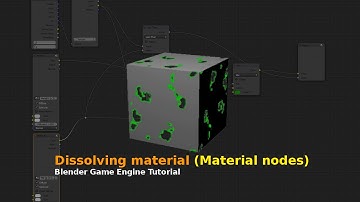 Dissolving material (Material nodes) - BGE Tutorial