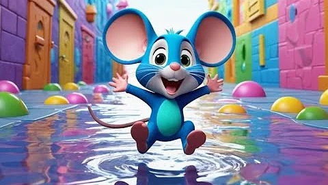 Three Blind Mice Cobblestone Chase | English Nursery Rhyme | Kids Songs | Baby Music