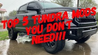 Top 5 Tundra Mods That You DON’T Need