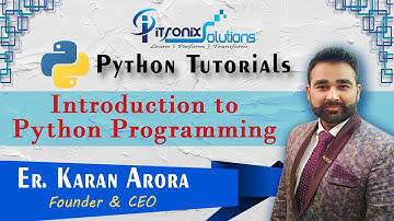 What is Python? | Introduction to Python | Python Programming For Beginners | ITRONIX SOLUTIONS